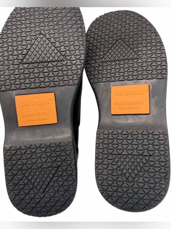 Men’s Black Work Shoes with Orange Accent main image 7